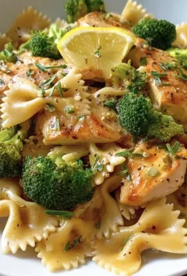 Cowboy Butter Lemon Bowtie Chicken with Broccoli Bliss