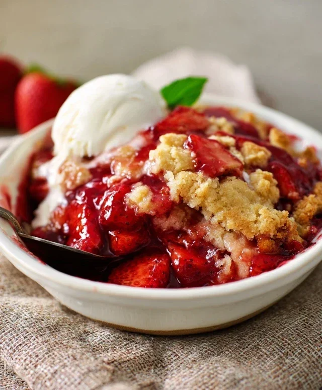 Strawberry Cobbler