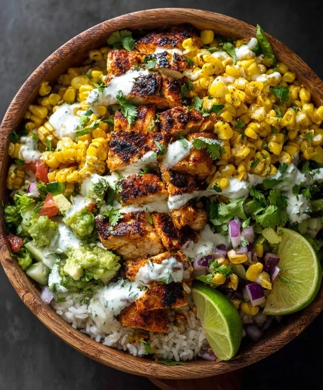 Tasty Street Corn Chicken Bowl
