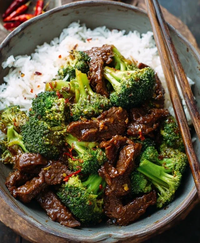 Chinese Beef and Broccoli (牛肉炒西兰花)