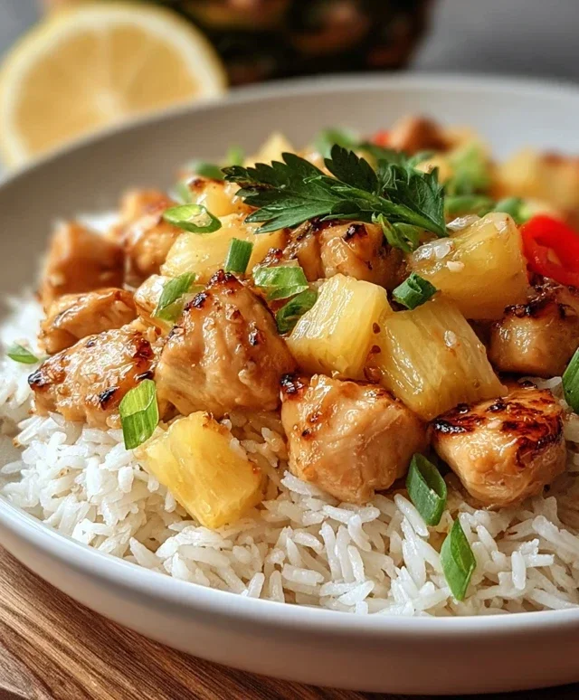 Pineapple Chicken and Rice