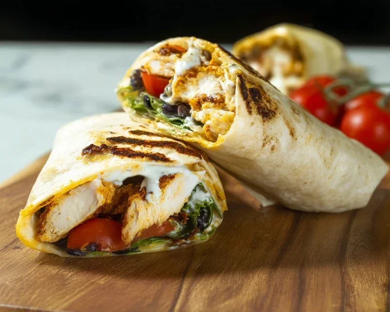 Chipotle Ranch Grilled Chicken Burrito