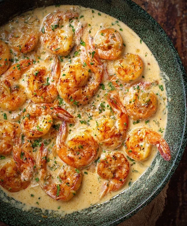 Creamy Garlic Shrimp
