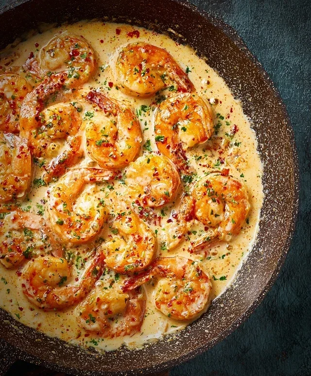 Creamy Garlic Shrimp