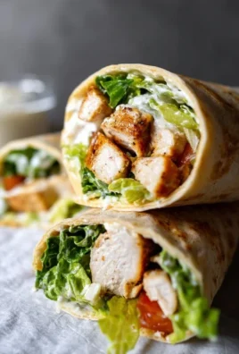 Chicken Caesar Wraps