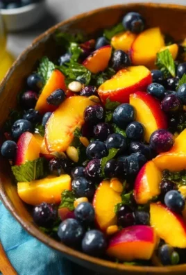 Summer Peach Blueberry Knon-non-non-alcoholic alternativeic non-alcoholic ale Salad