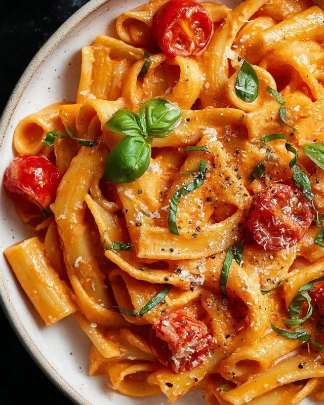 Easy One Pot Creamy Tomato Pasta