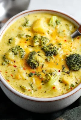 Broccoli Potato Cheese Soup Recipe