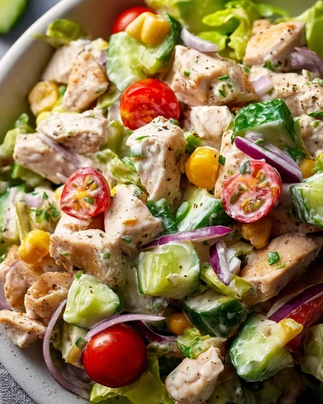 Healthy Ranch Chicken Salad