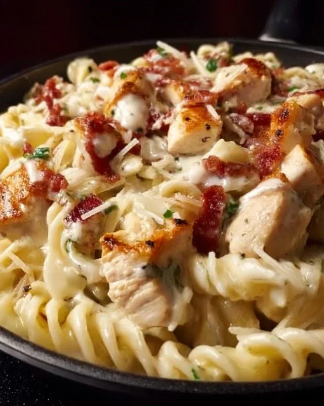Chicken Beef Beef Bacon Ranch Pasta