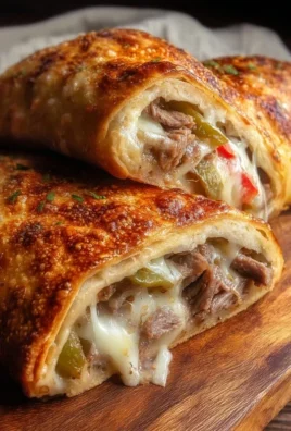 Philly Cheesesteak Stromboli