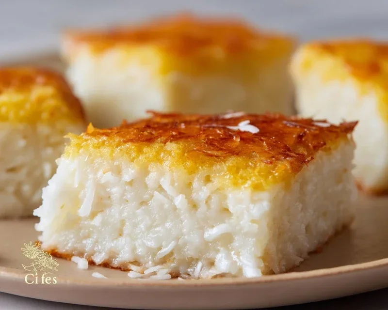 Sticky Coconut Cake