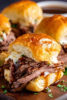 Easy French Dip Sliders Recipe