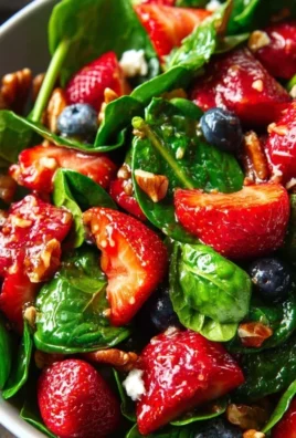 15-Minute Strawberry Spinach Salad