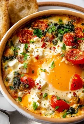 Baked Feta Eggs