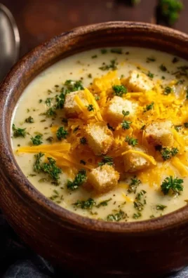 Hearty Cheddar Garlic Herb Potato Soup Recipe