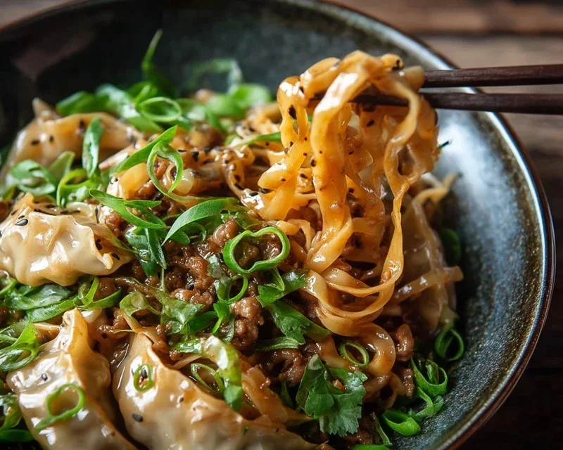 Potsticker Noodle Bowl
