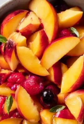 Summer Peach Fruit Salad