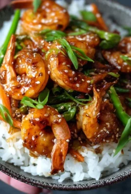 Honey Garlic Shrimp Bowls