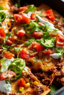 Beef Skillet Enchiladas