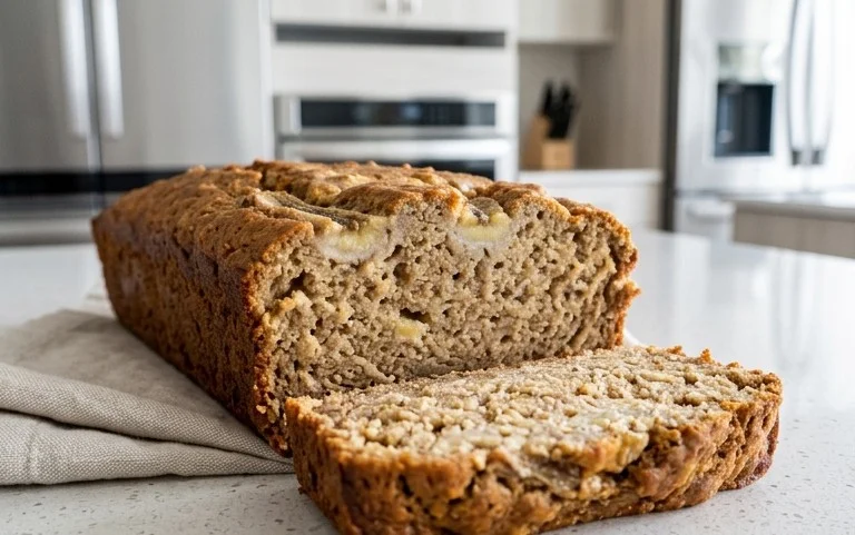 Healthy 5-Ingredient Flourless Banana Bread