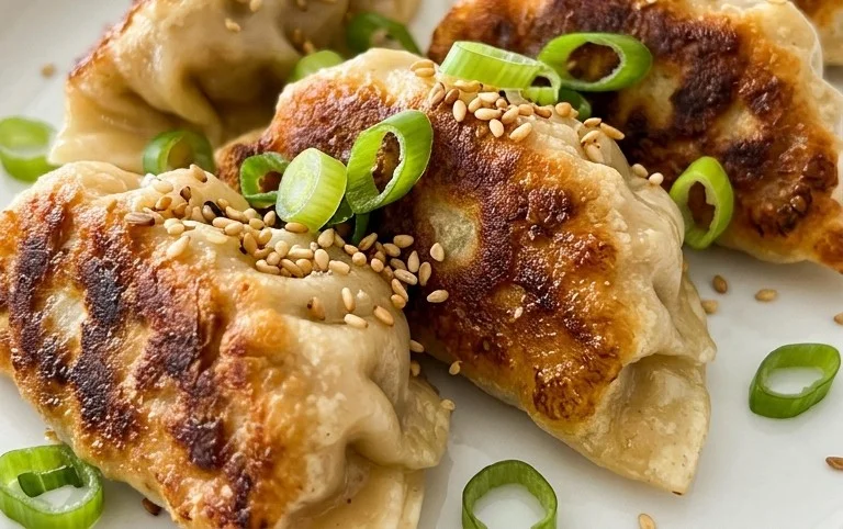 Chicken Potstickers (Pan Fried Dumplings)