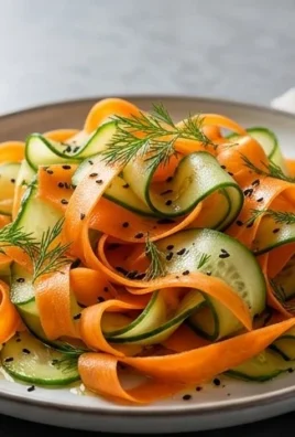 Carrot and Cucumber Ribbon Salad