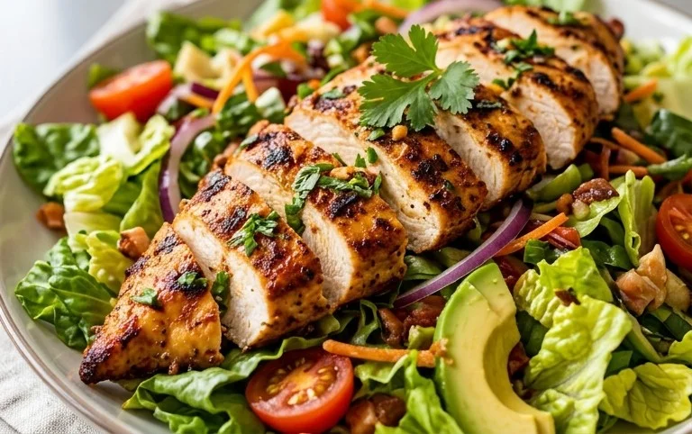 Peruvian Grilled Chicken Salad