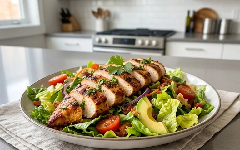Peruvian Grilled Chicken Salad
