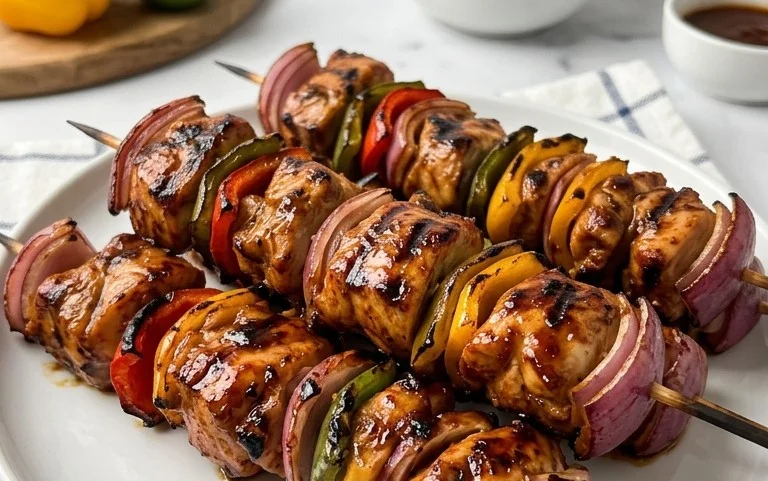 Mexican Barbecue Chicken Skewers