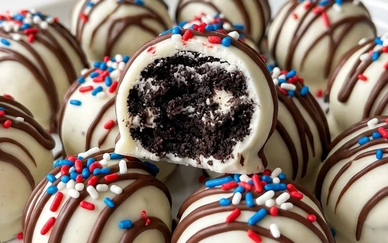 Patriotic Oreo Balls