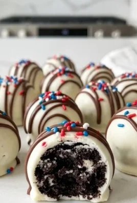 Patriotic Oreo Balls