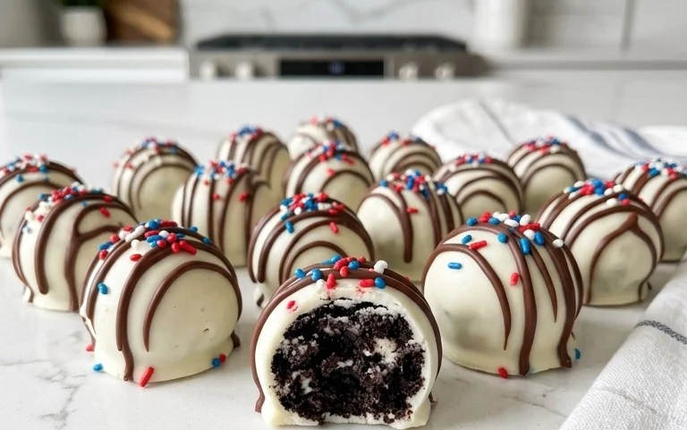 Patriotic Oreo Balls