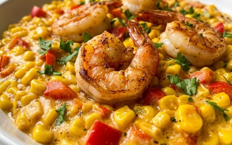 Shrimp and Creamed Corn (30 Minutes, One-Pan)