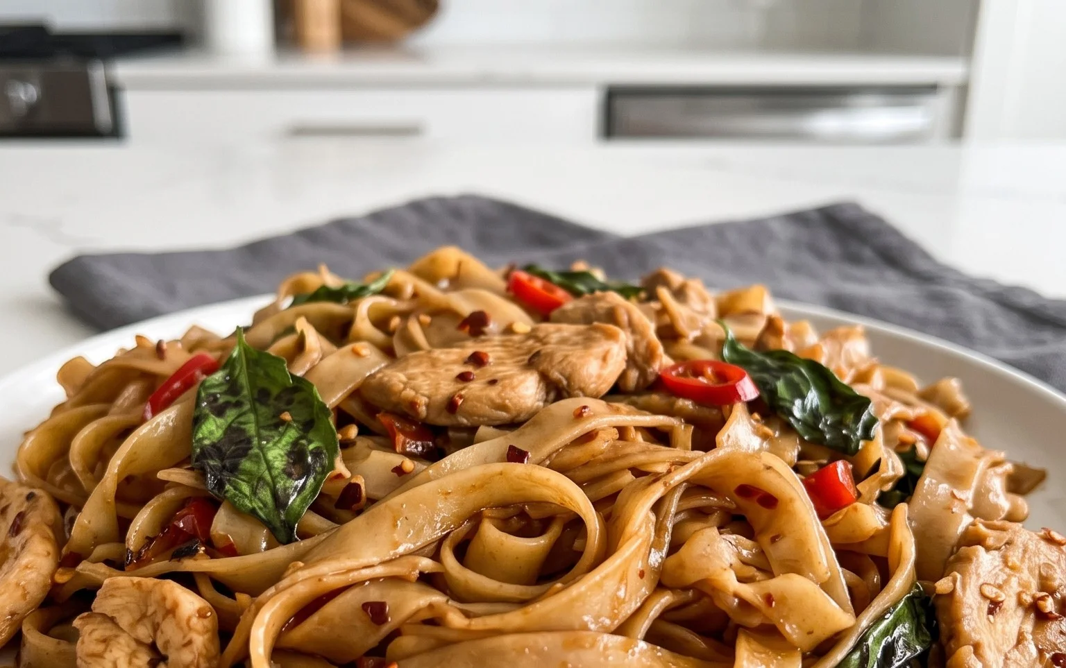 Drunken Noodles (Pad Kee Mao)