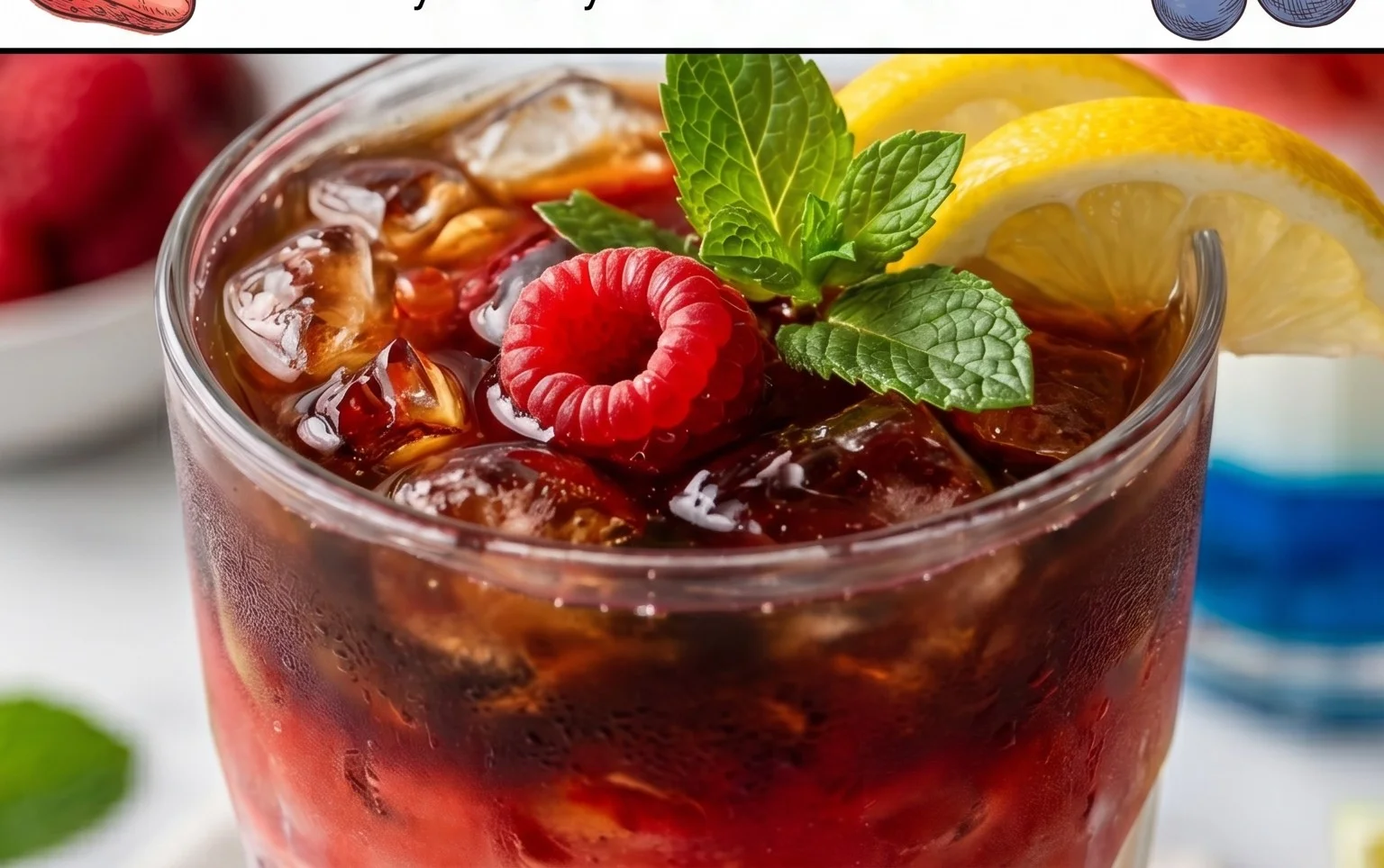 July 4th Layered Drinks Recipe