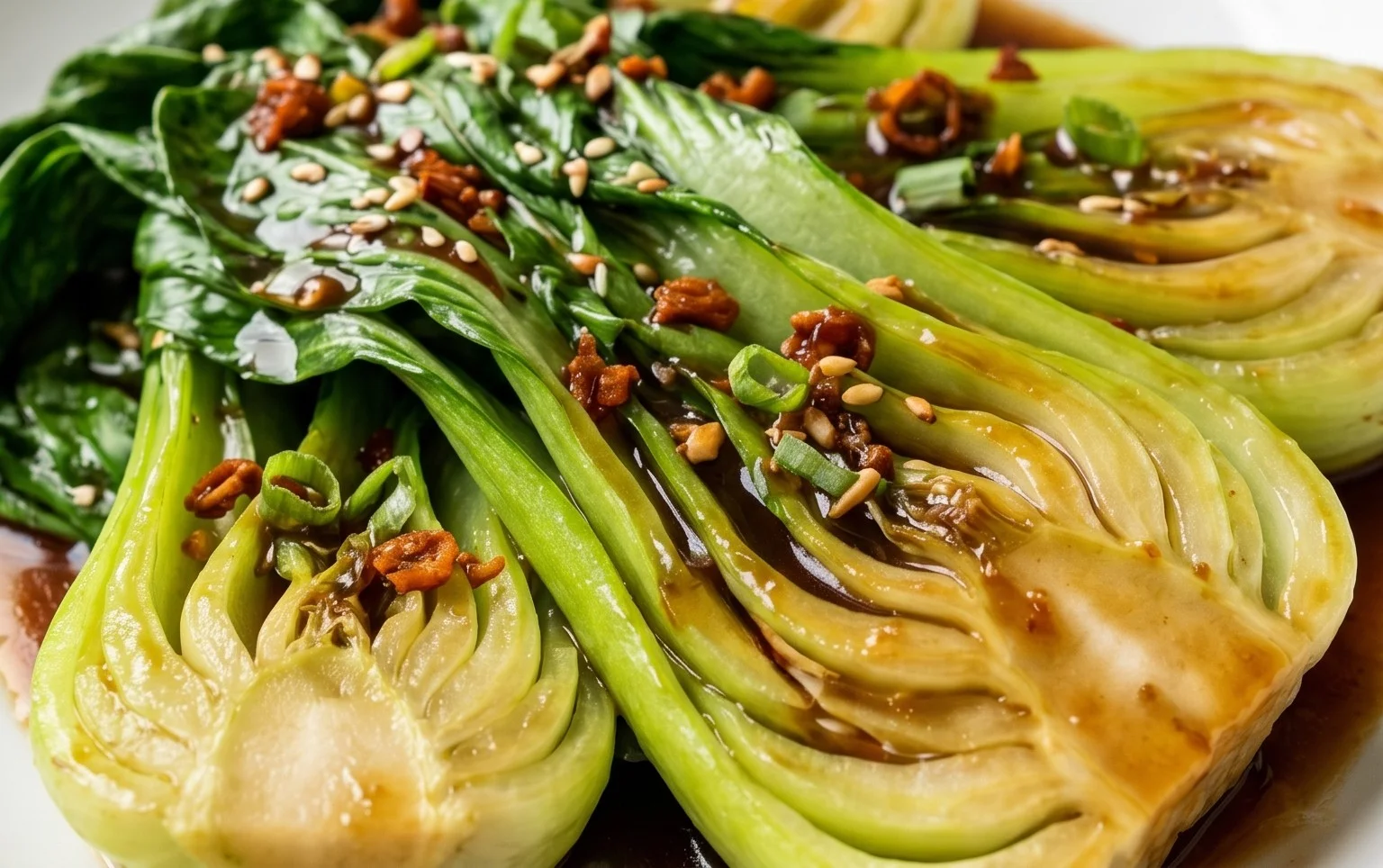 Bok Choy with Oyster Sauce