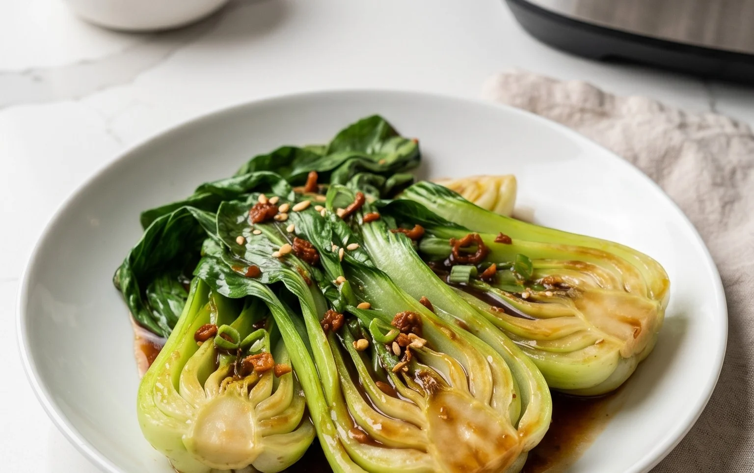 Bok Choy with Oyster Sauce