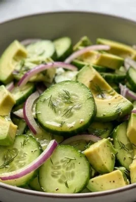 Cucumber Avocado Salad