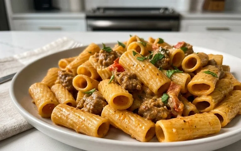 Creamy Sausage Rigatoni (One-Pan, 30-Minute Meal)