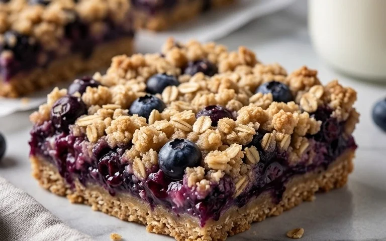 Blueberry Oatmeal Bars
