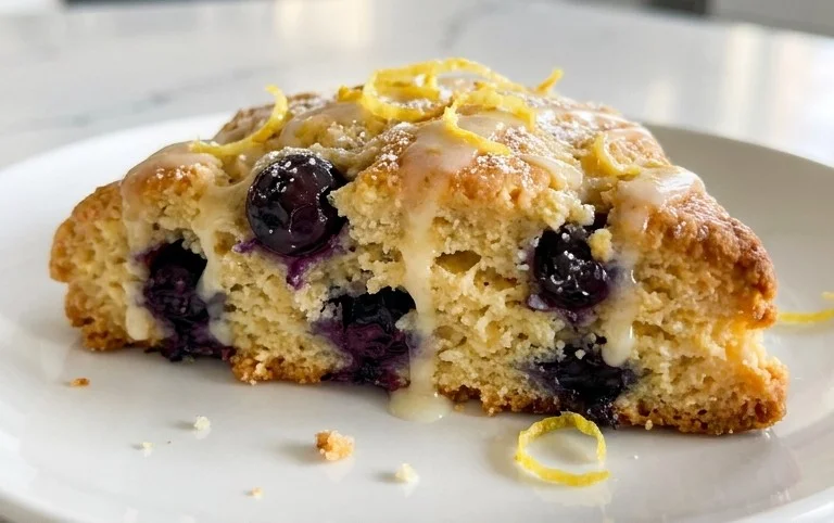 Almond Flour Lemon Blueberry Scones