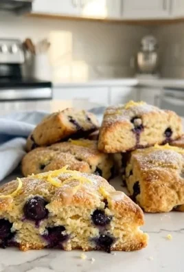 Almond Flour Lemon Blueberry Scones