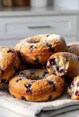 Wild Blueberry Cake Donuts