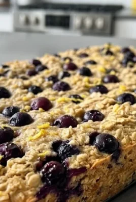 Lemon Blueberry Baked Oats