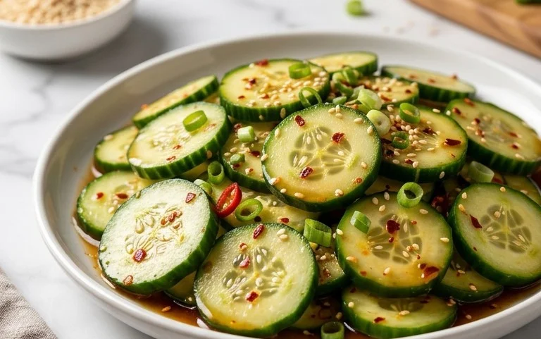 Spicy Asian Cucumber Salad