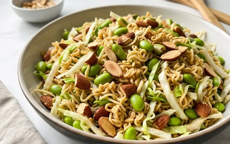 Crunchy Asian Ramen Noodle Salad
