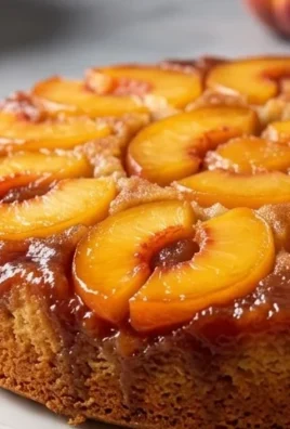Peach Upside-Down Cake Recipe