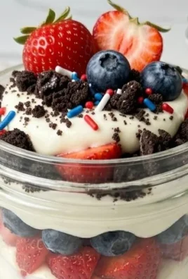 Red, White and Blue Dirt Cups
