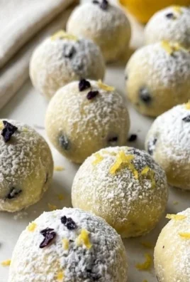LEMON BLUEBERRY TRUFFLES